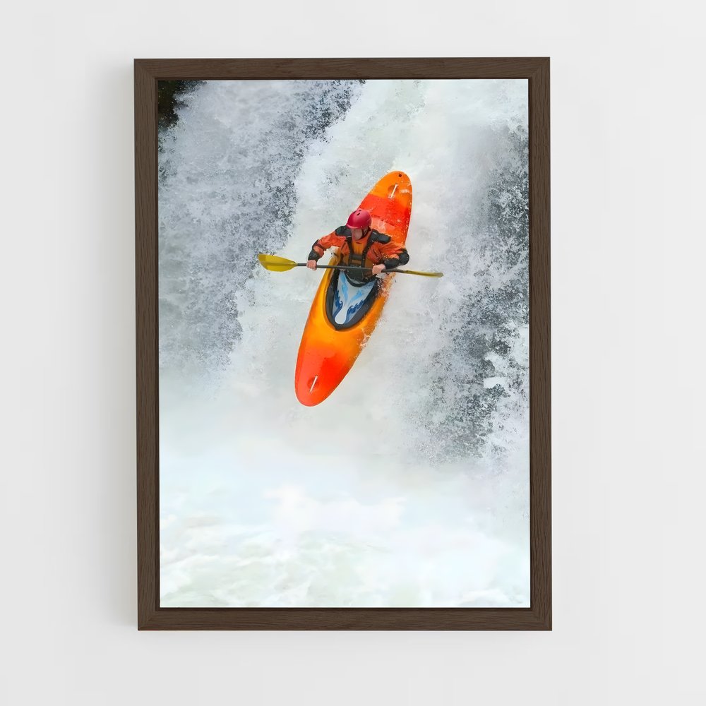 Poster Onde Sauvage – affiche Canoë-kayak (vue 5)